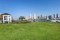 View from Coronado, California, of San Diego skyline Royalty Free Stock Photo