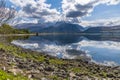 A view from Corpach across Loch Eil towards Fort William, Scotland Royalty Free Stock Photo