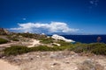 View of Corsica from Sardinia