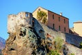 View of corte in corsica france Royalty Free Stock Photo