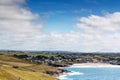 View from the costal path near Polzeath Royalty Free Stock Photo