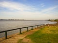 A view of the Costanera Park by the Uruguay river in Paso de los Libres, Argentina