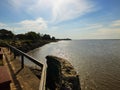 A view of the Costanera Park by the Uruguay river in Paso de los Libres, Argentina