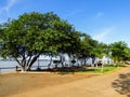 A view of the Costanera Park by the Uruguay river in Paso de los Libres, Argentina