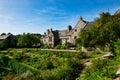 View of Cotehele House and garden