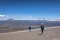 View from Cotopaxi volvcano during trekking trail. Cotopaxi National Park, Ecuador. South America