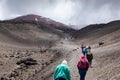 View from Cotopaxi volvcano during trekking trail. Cotopaxi National Park, Ecuador. South America
