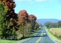 View countryside from car window Royalty Free Stock Photo