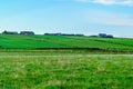 Countryside and coast in the island of South Ronaldsay Royalty Free Stock Photo