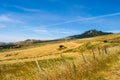 View of the countryside, fields and hills in the region of Mistr Royalty Free Stock Photo