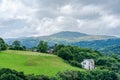 View of countryside in northwest Wales Royalty Free Stock Photo