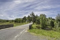 View of the countryside surrounding Dalwhinnie village Royalty Free Stock Photo