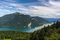 View of the Countryside from ZwÃÂ¶lferhorn Royalty Free Stock Photo