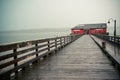 Coupeville Washington on Whidbey Island with pier and historic building