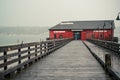 Coupeville Washington on Whidbey Island with pier and historic building