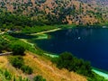 View of Cournas lake in Crete island, Greece.