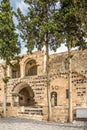 View at the Courtyard of Ancient Gadara (Umm Qais) in Jordan Royalty Free Stock Photo