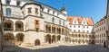 View at the Courtyard of Casle of Neuburg an der Donau - Germany