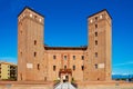 View of the courtyard of the Castle Principles of Acaja in Fossano