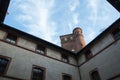 Castle Principles of Acaja, Fossano, Piedmont - Italy Royalty Free Stock Photo