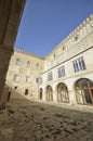Coutyard of the Donnafugata castle Royalty Free Stock Photo