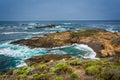 View of a cove at Point Lobos State Natural Reserve Royalty Free Stock Photo