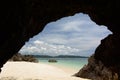 View from a cove. White beach. Boracay Island. Western Visayas. Philippines