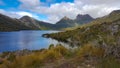 View of Cradle Mountain from Dove Lake Royalty Free Stock Photo