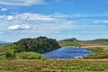 A view of Crag Lough on Hadrian`s wall