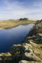 Crag Lough from the Hadrian`s Wall trail