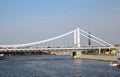 View of the Crimean Krymsky bridge in Moscow.