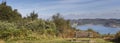 View from Crinan Forest in Scotland. Royalty Free Stock Photo