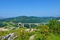 View of Crni Kal viaduct