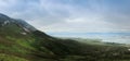 View from Croagh Patrick mountain, Westport, Ireland Royalty Free Stock Photo