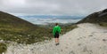 View from Croagh Patrick mountain, Westport, Ireland Royalty Free Stock Photo