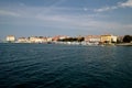 View at croatian city Porec,Croatia from sea