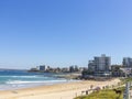 View of Cronulla beach and coastline in SydneyÃ¢â¬â¢s south, Australia Royalty Free Stock Photo