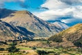 View from Crown Range Lookout, South Island, New Zealand Royalty Free Stock Photo