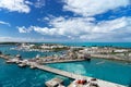 View of the cruise port in KINGS WHARF, BERMUDA