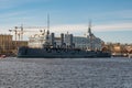 Cruiser `Aurora ` and Nakhimov Naval School