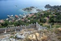 A view from the Crusader fortress of Simena in Turkey.