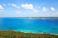 Crystal Blue Sea at Miyakojima, Okinawa, Japan Royalty Free Stock Photo