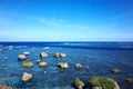 Crystal Blue Sea at Miyakojima, Okinawa, Japan Royalty Free Stock Photo