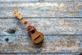 View of a Cuatro Venezuelan, Latin American musical instrument