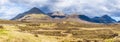 A view of the Cuillin Hills on the Isle of Skye, Scotland Royalty Free Stock Photo