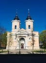 View of the current Catholic Cathedral, the organ traditionally plays inside, which was the case with this Cathedral in socialist Royalty Free Stock Photo