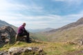 A view of Cwm Croesor from Cnicht, Gwynedd, Wales