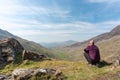 A view of Cwm Croesor from Cnicht, Gwynedd, Wales