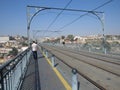 View from D. Luis bridge. Porto.