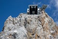 View at Dachstein mountain station of cable car in Austrian Alps Royalty Free Stock Photo